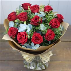 Valentines  Bouquet in Red