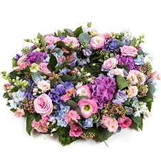 Cottage Garden Deluxe Wreath
